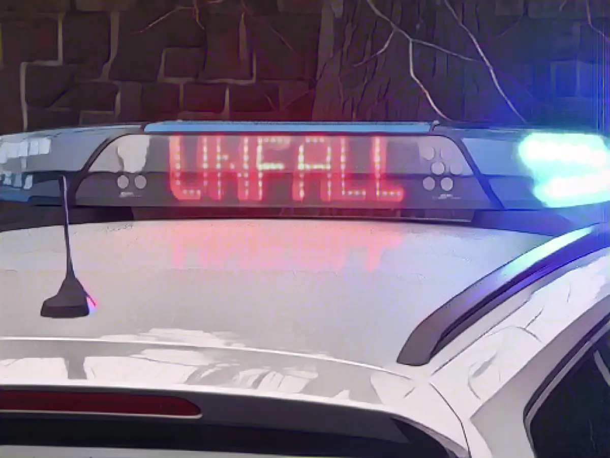 Car driver crashes into truck and dies