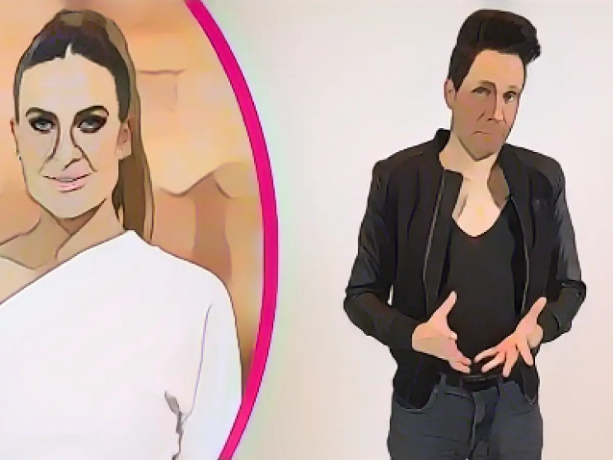 Charlotte Würdig pokes fun at Olli's guru gag