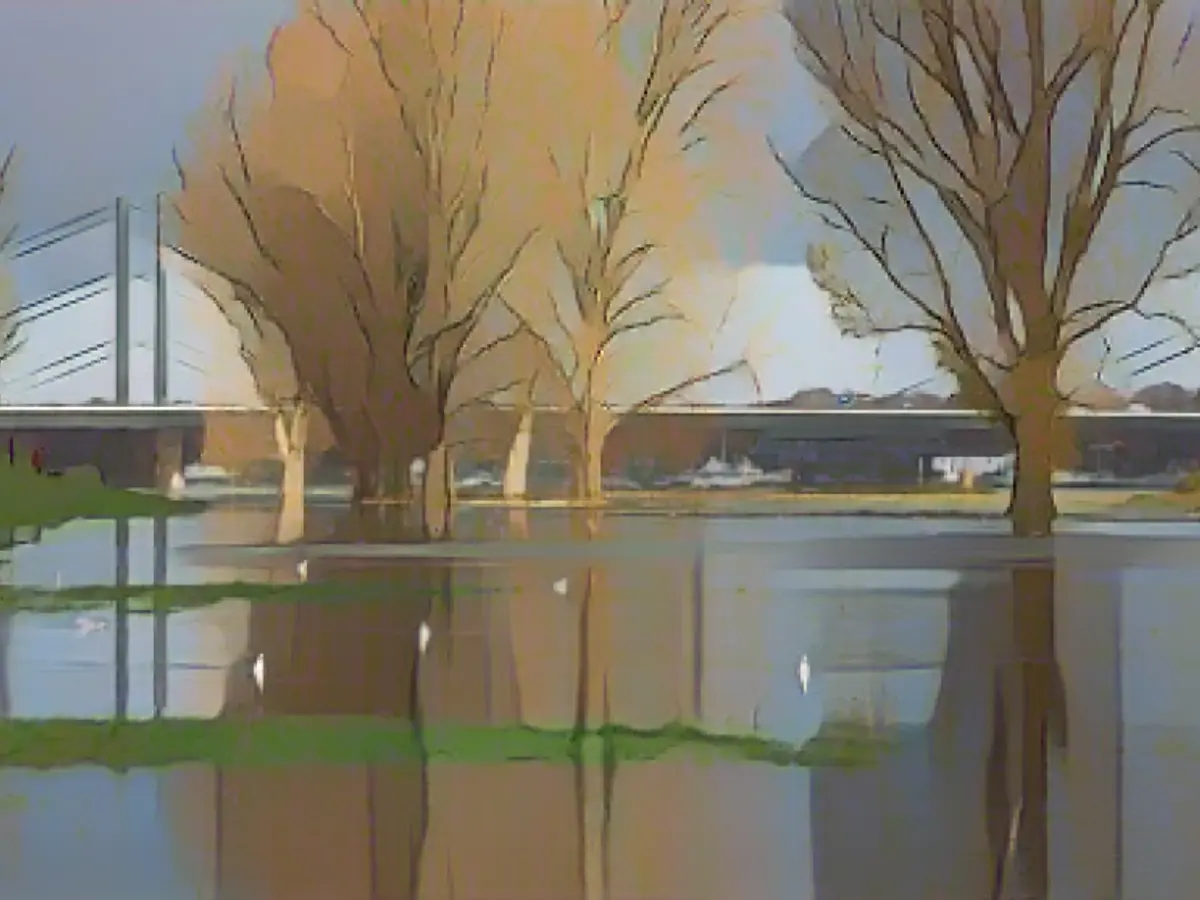 Floods cause problems in the Rhineland