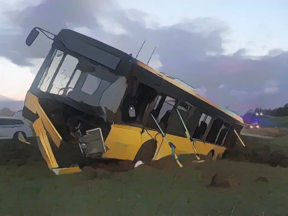 Driver's life still in danger after bus accident