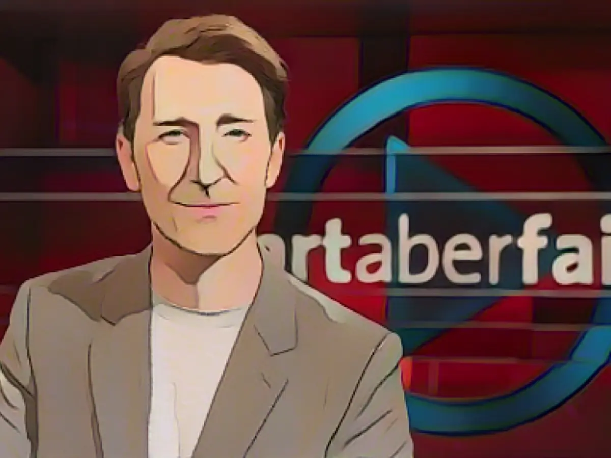 Who is a guest on "Hart aber fair" today?