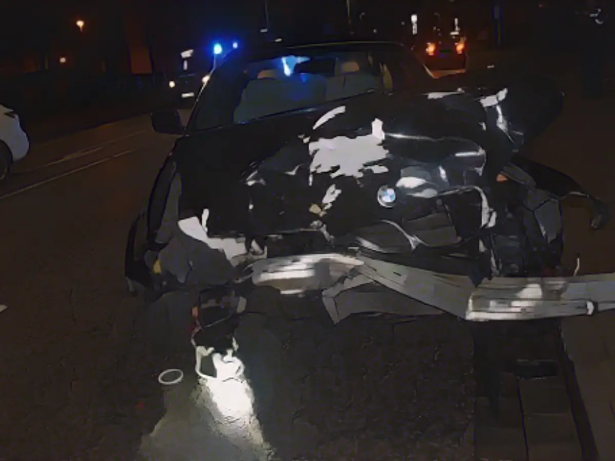 22-year-old wrecks BMW