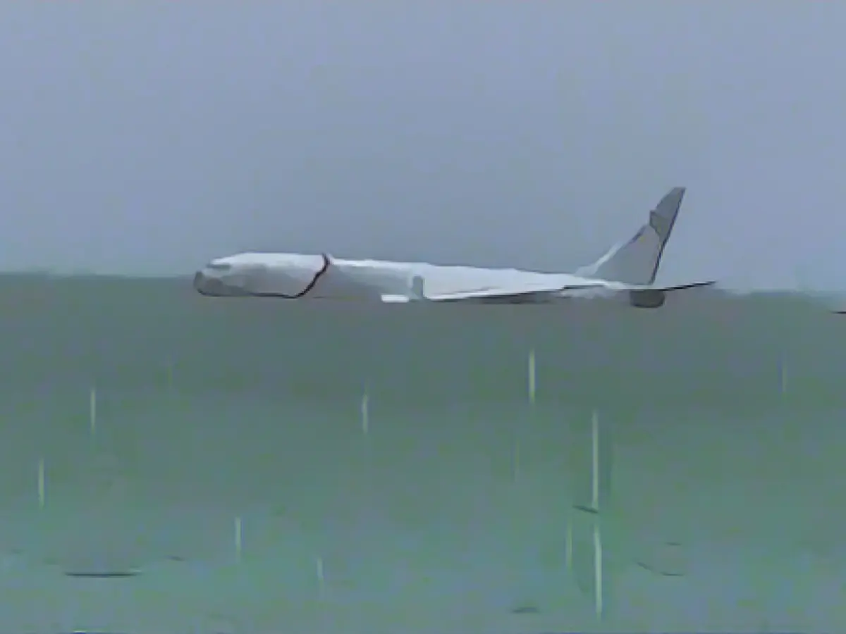 US military aircraft crashes into the sea