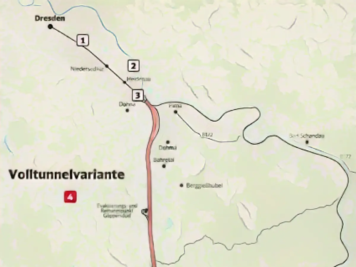 Railroad opts for full tunnel