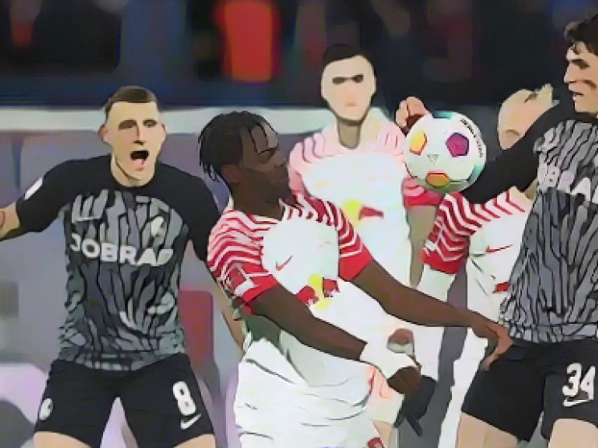 Freiburg star played on with deep blood wound!