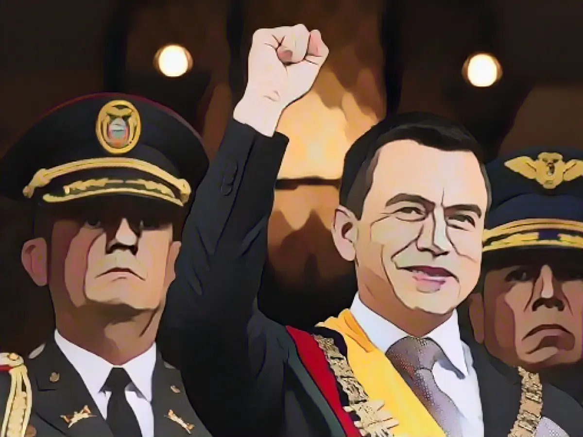 Ecuador's new president sets age record