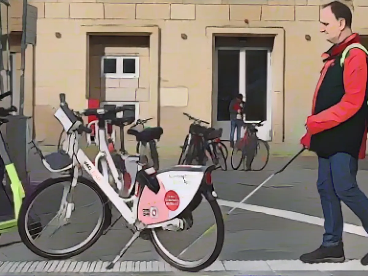 These are dangers for the blind!