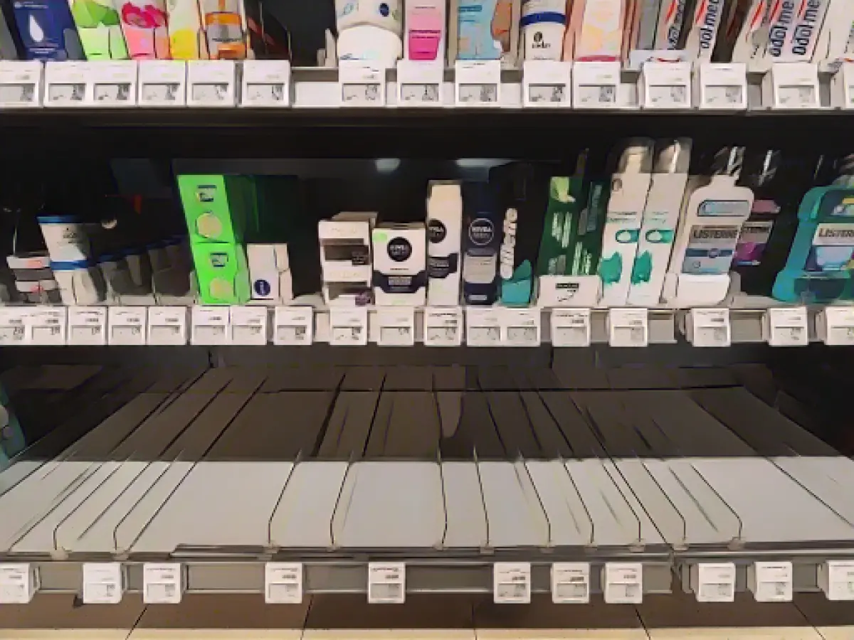 Frustration over gaps on supermarket shelves