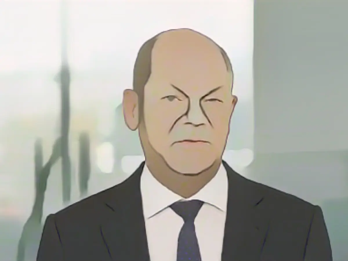 Scholz reassurance speech surfaced on the internet