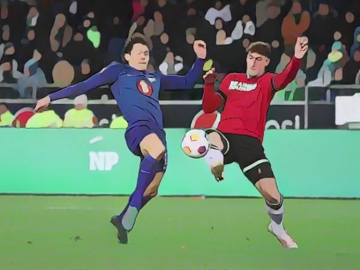 Neumann taunts Hertha star