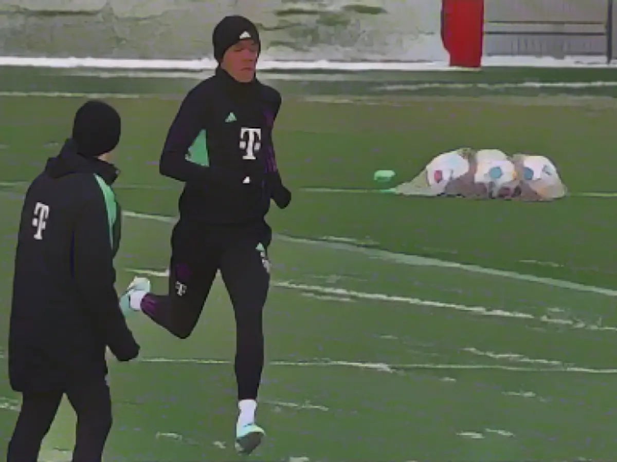 Cold training for Bayern star Musiala!