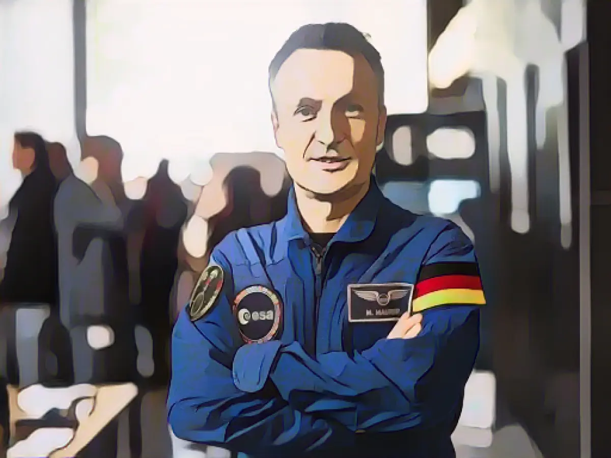 Copy of the Sky Disk from the space journey back in Halle