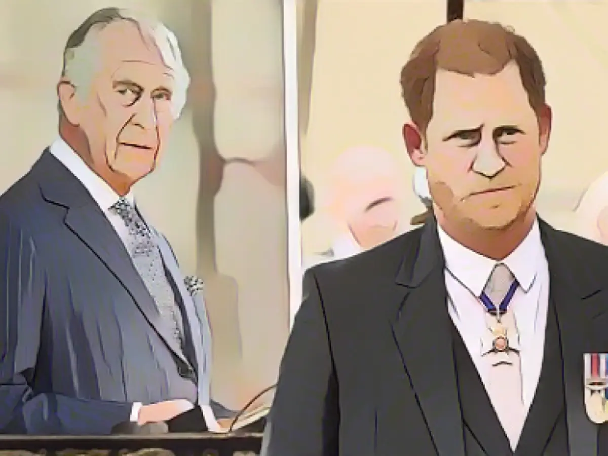 Harry blackmailed Charles - with his children!