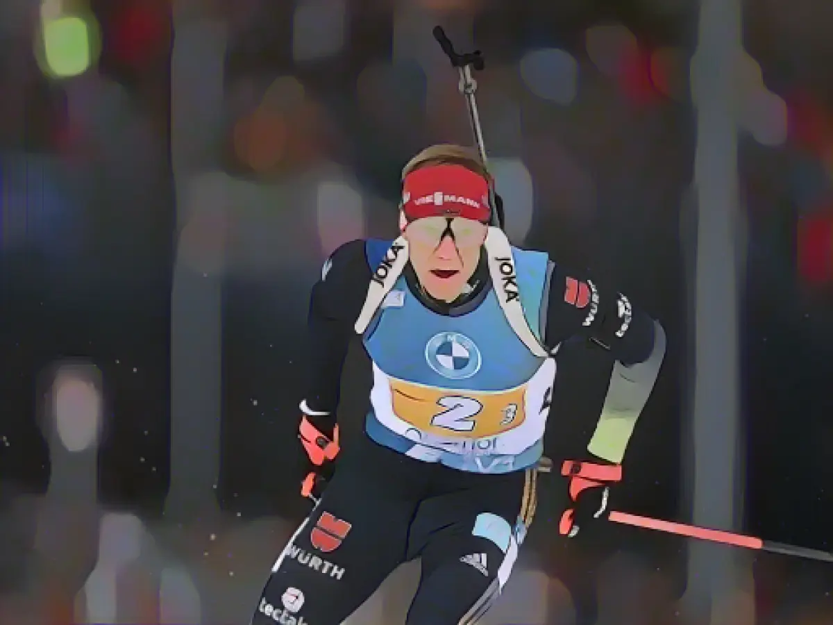 Biathlon: Germans fourth in mixed relay