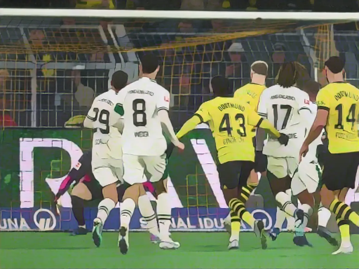 Goal spectacle with a happy ending for BVB: 4:2 over Gladbach
