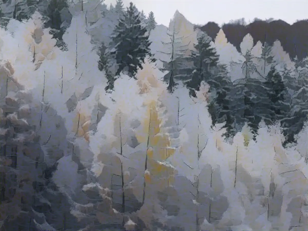 It rains and snows in Saxony on Sunday