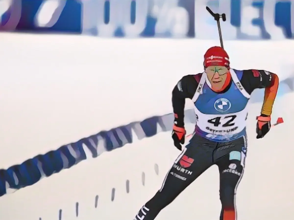German biathletes cause a sensation