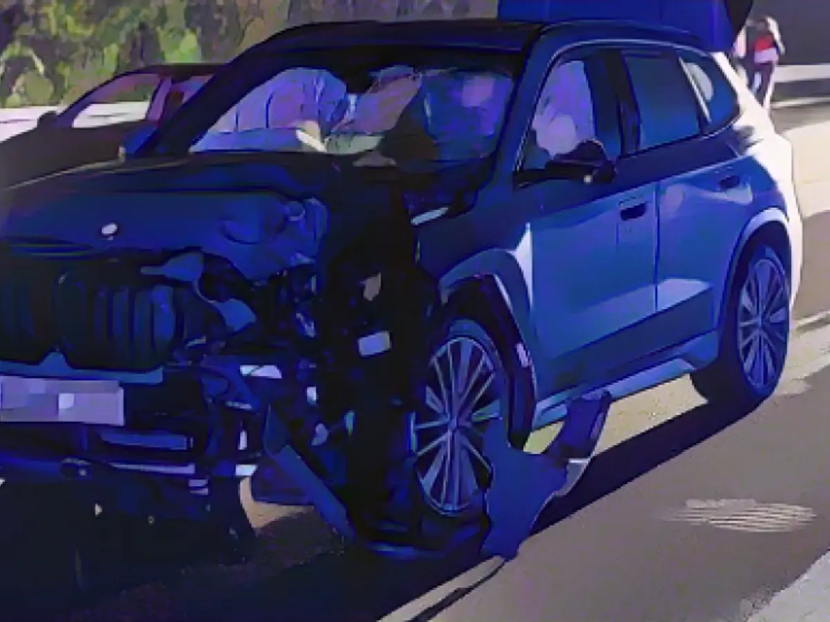 BMW SUV hits pedestrian on the A 3