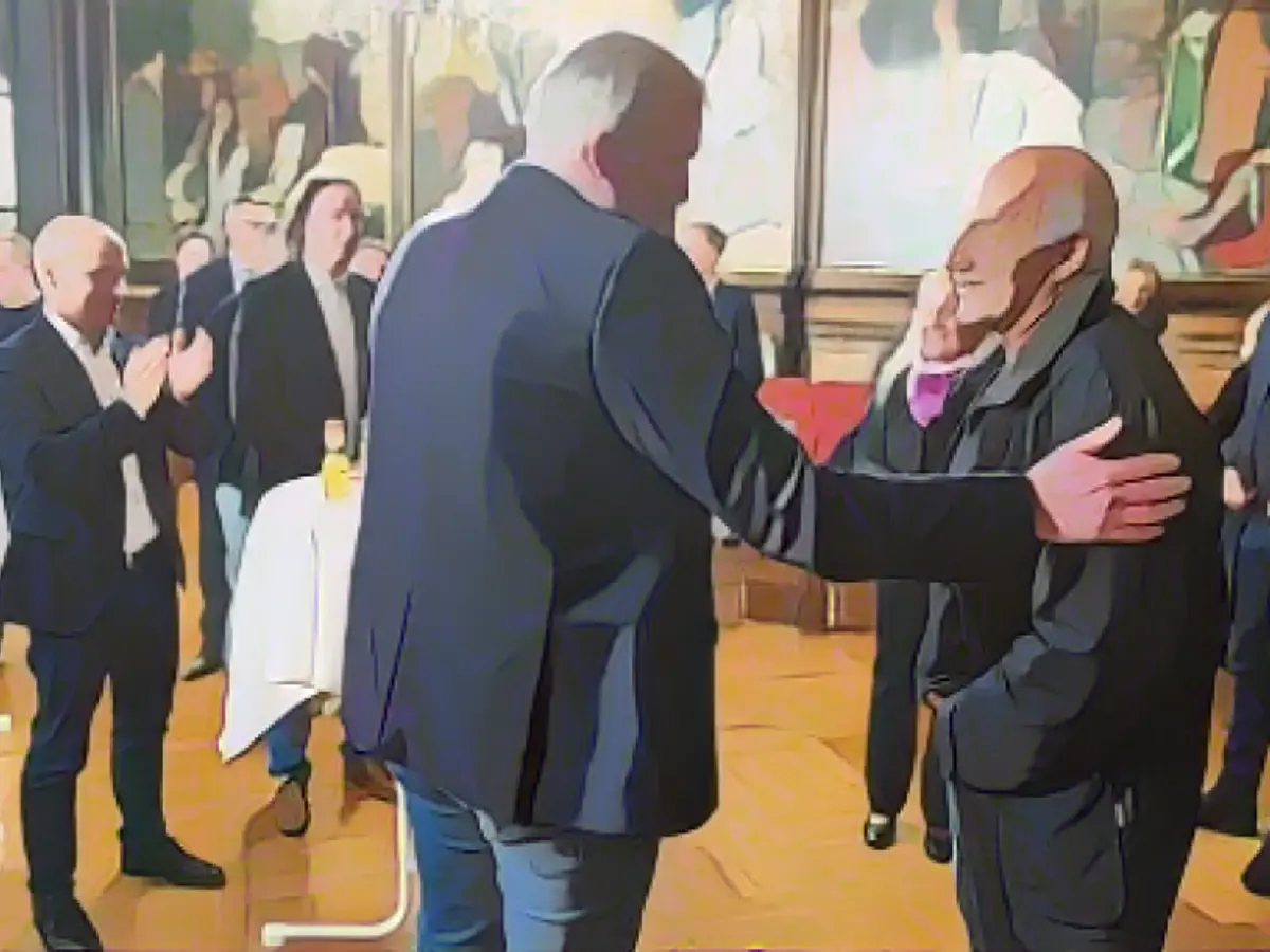 Secret party for RWE boss Franz Gerber