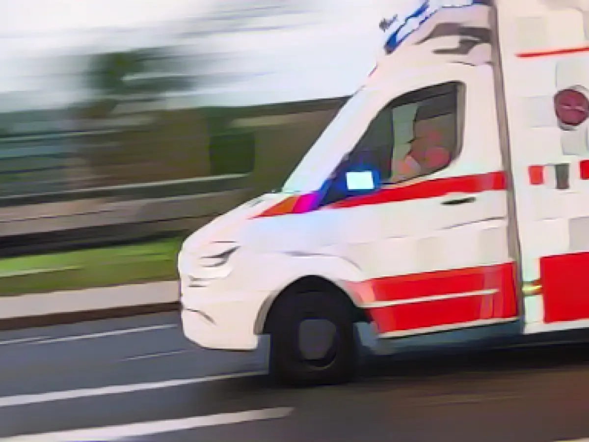 59-year-old overturns during an overtaking maneuver