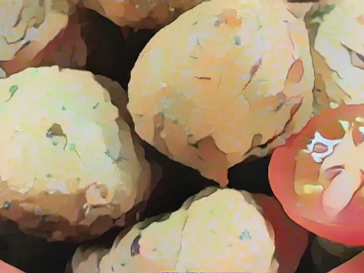 Mushroom and Broccoli Buñuelos