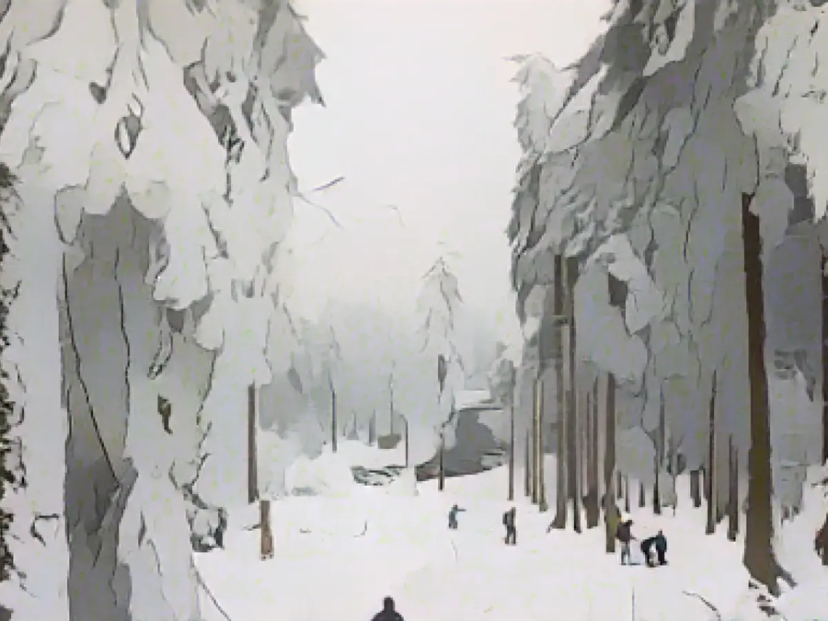 Further snowfall and slightly rising temperatures