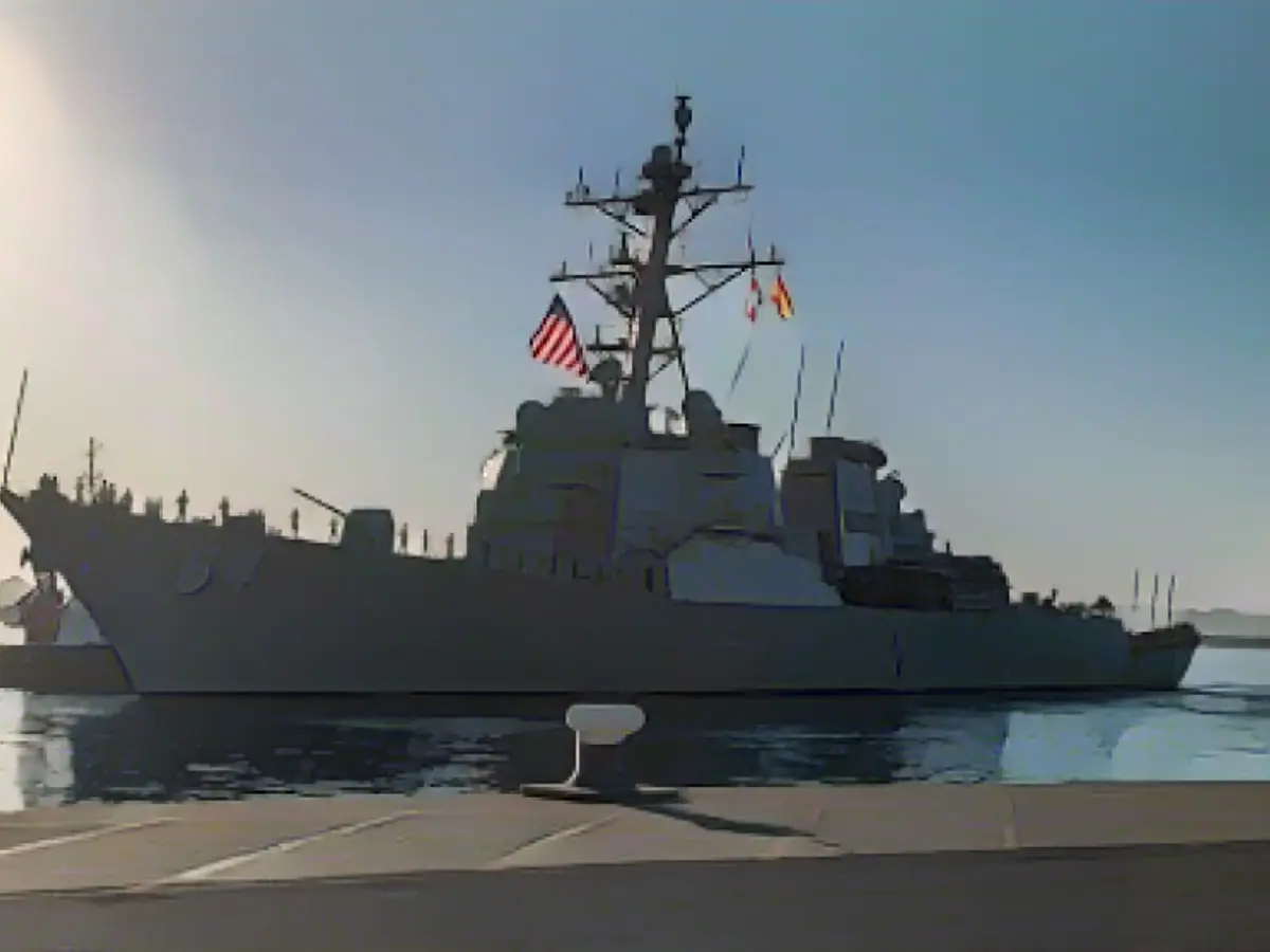 Attack on US warship in the Red Sea