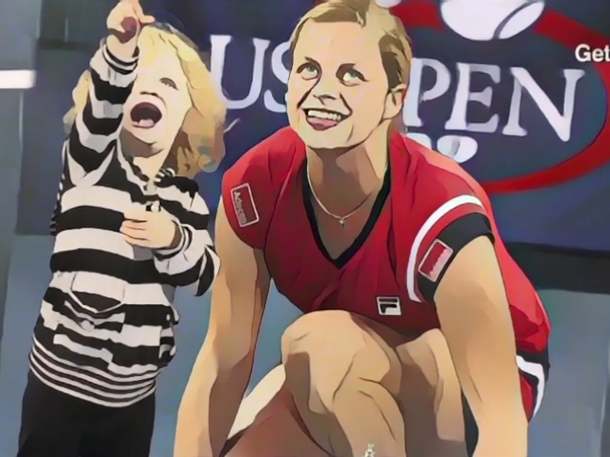 Kim Clijsters celebrates his long-announced comeback at WTA Championships in Dubai