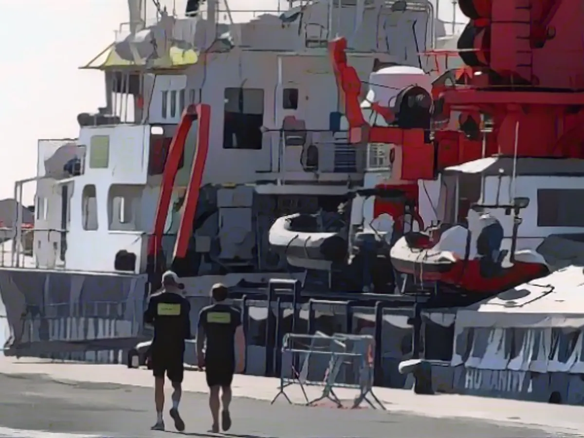 German sea rescue ship "Humanity 1" detained in Italy
