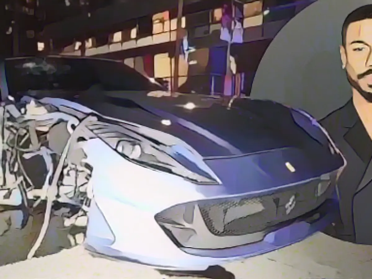 Hollywood star dismantles Ferrari