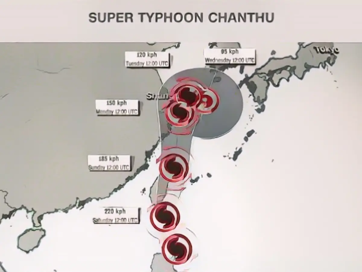 Typhoon forces China's two busiest ports to suspend some operations