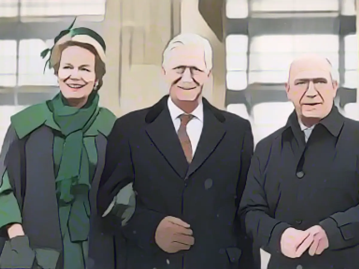 Belgian royals arrive in Berlin for trip to Germany