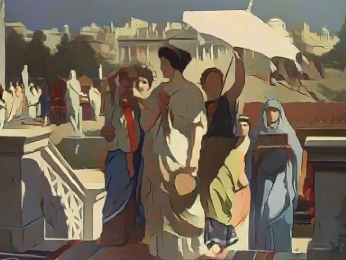 Love in Rome - this man erected a monument to his lioness for eternity