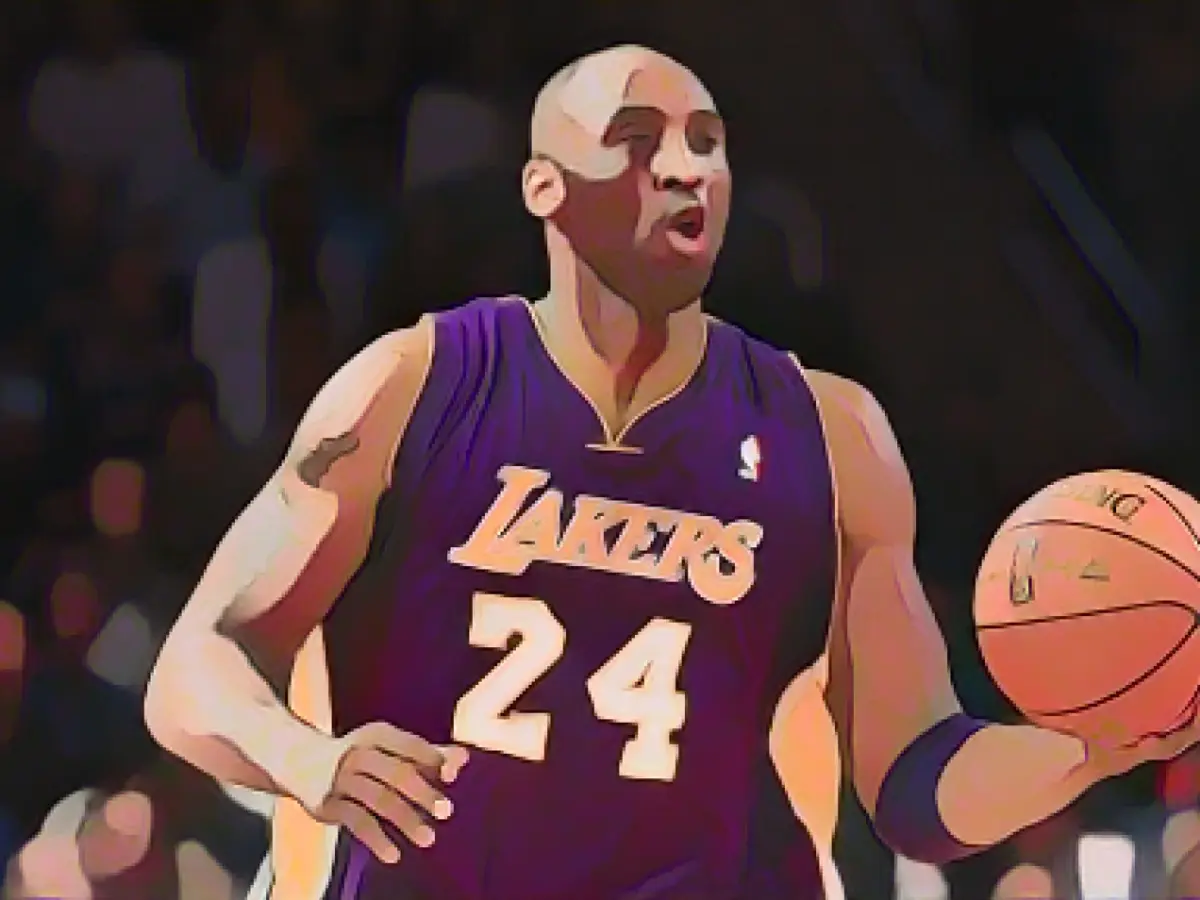 Lakers jersey with the number 24 auctioned off