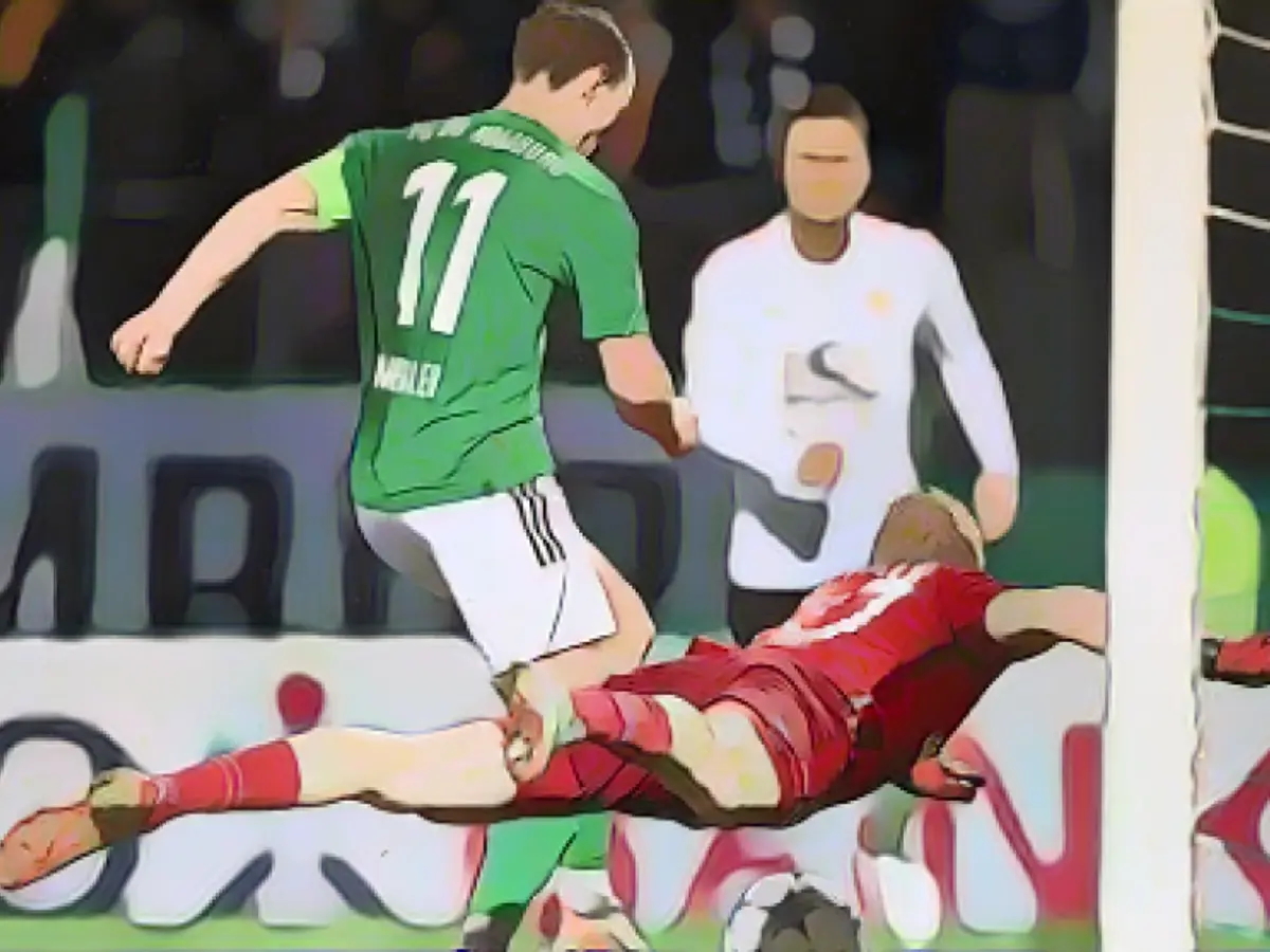 Burchert scraped past red