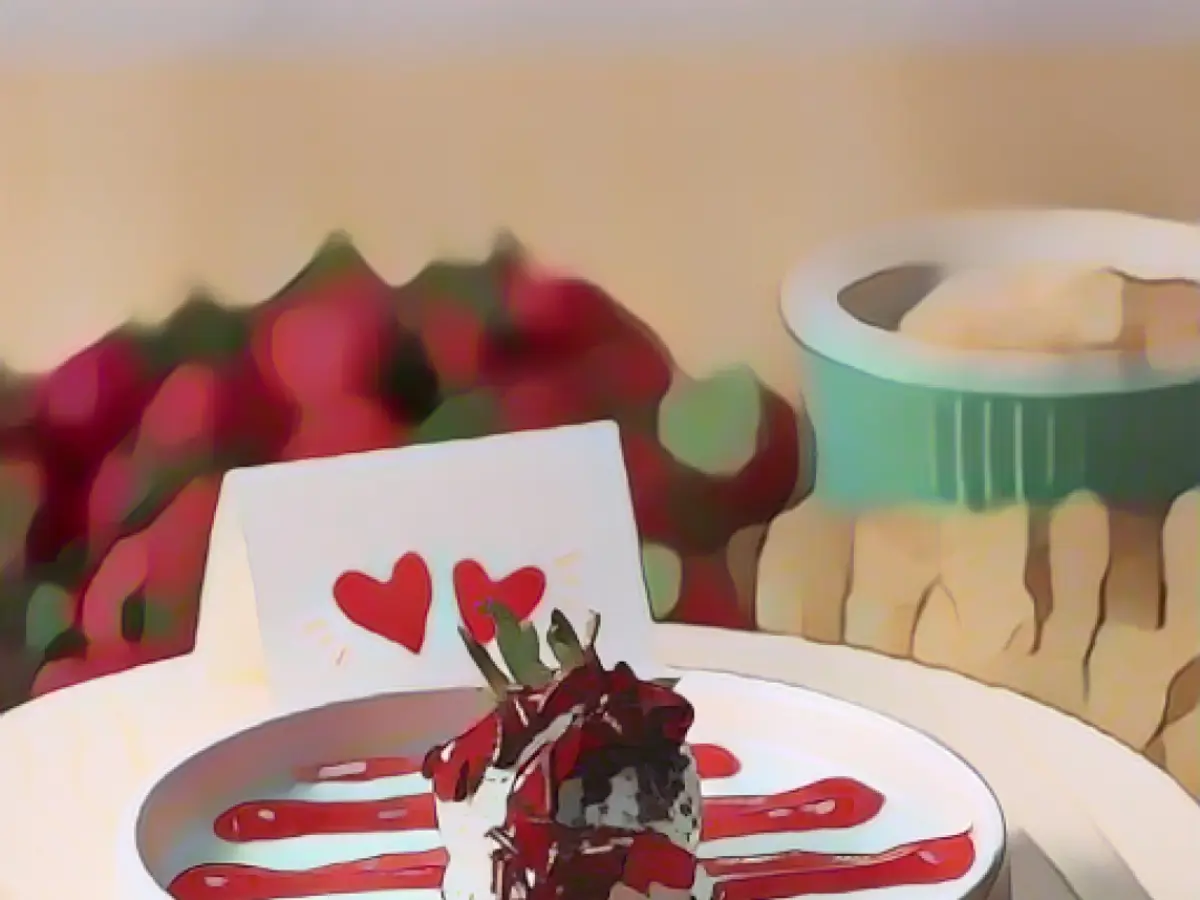 Chocolate Strawberries: Drizzle