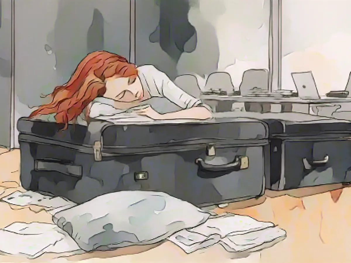 Johanna, 20: "I sleep on the floor in a company conference room because I can't find an apartment"