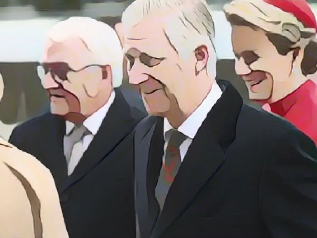 Belgian royal couple visit Dresden