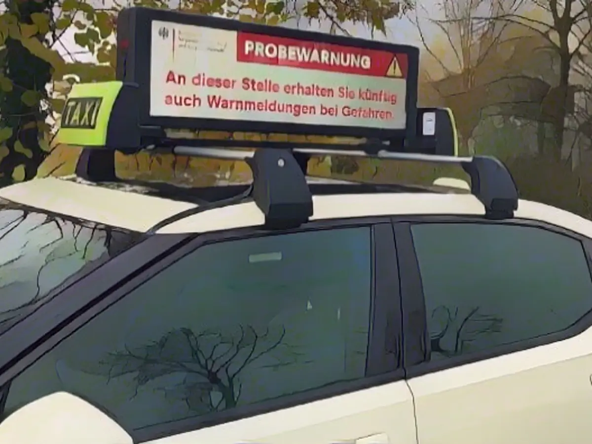 Cabs now warn of disasters