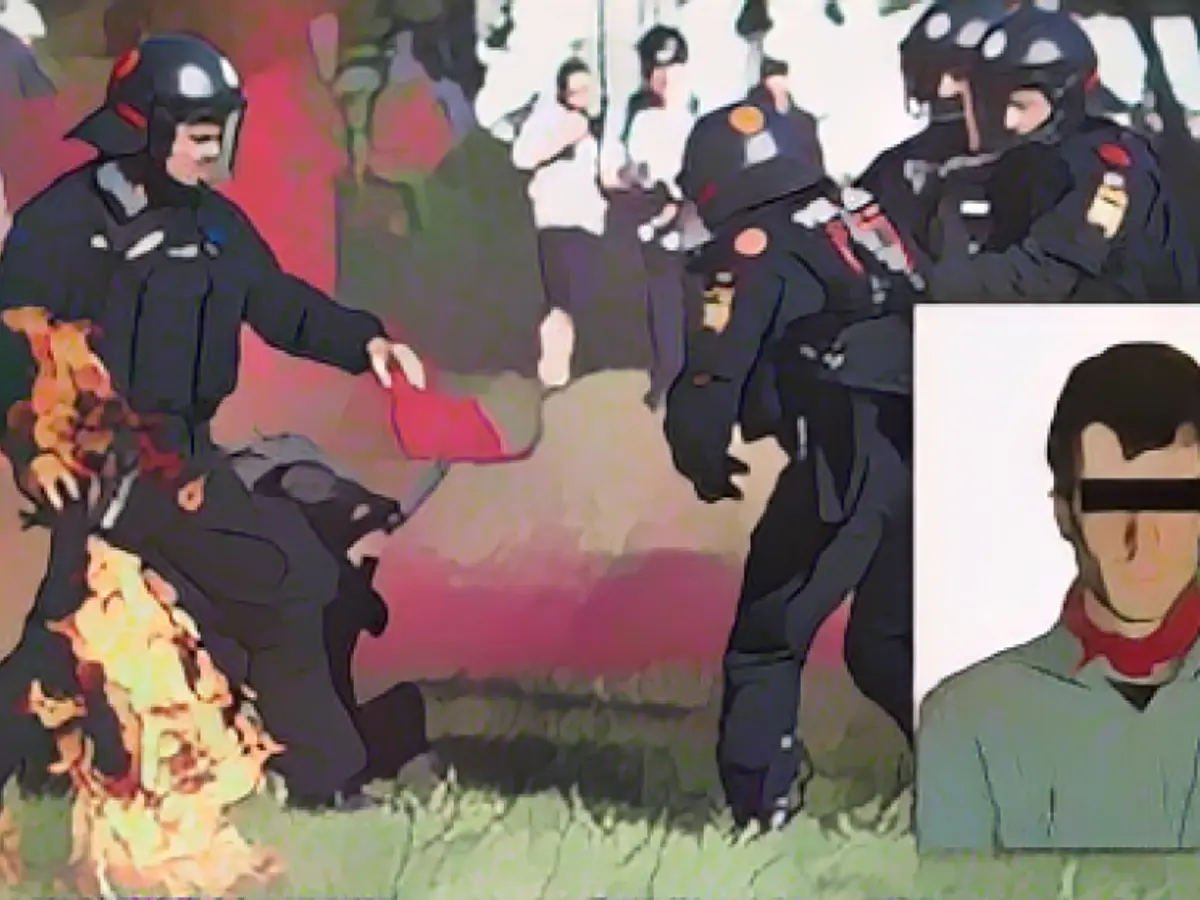 Dangerous left-wing extremist in hiding!