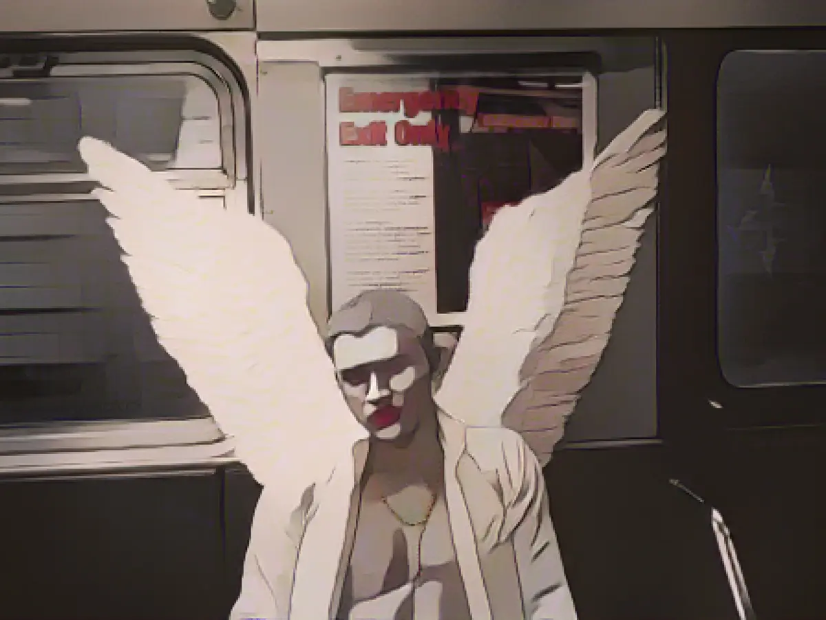 Halloween portraits on New York subway are a 'wonderful ride'