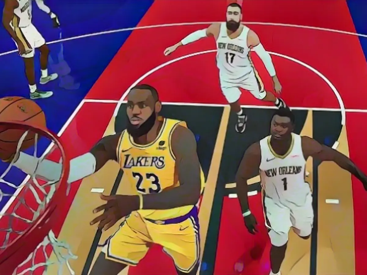 LeBron James and the Pacers put on a great show