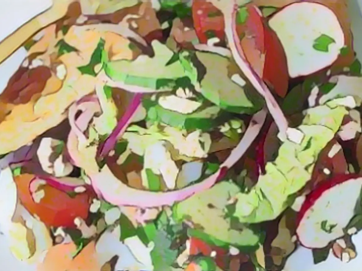 Roasted Chinese Cabbage Salad