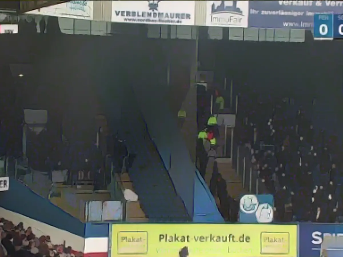 Schalke game interrupted!