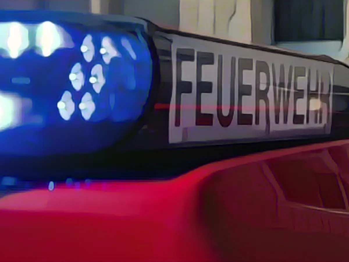 Gas cylinder on an 82-year-old man's heater catches fire