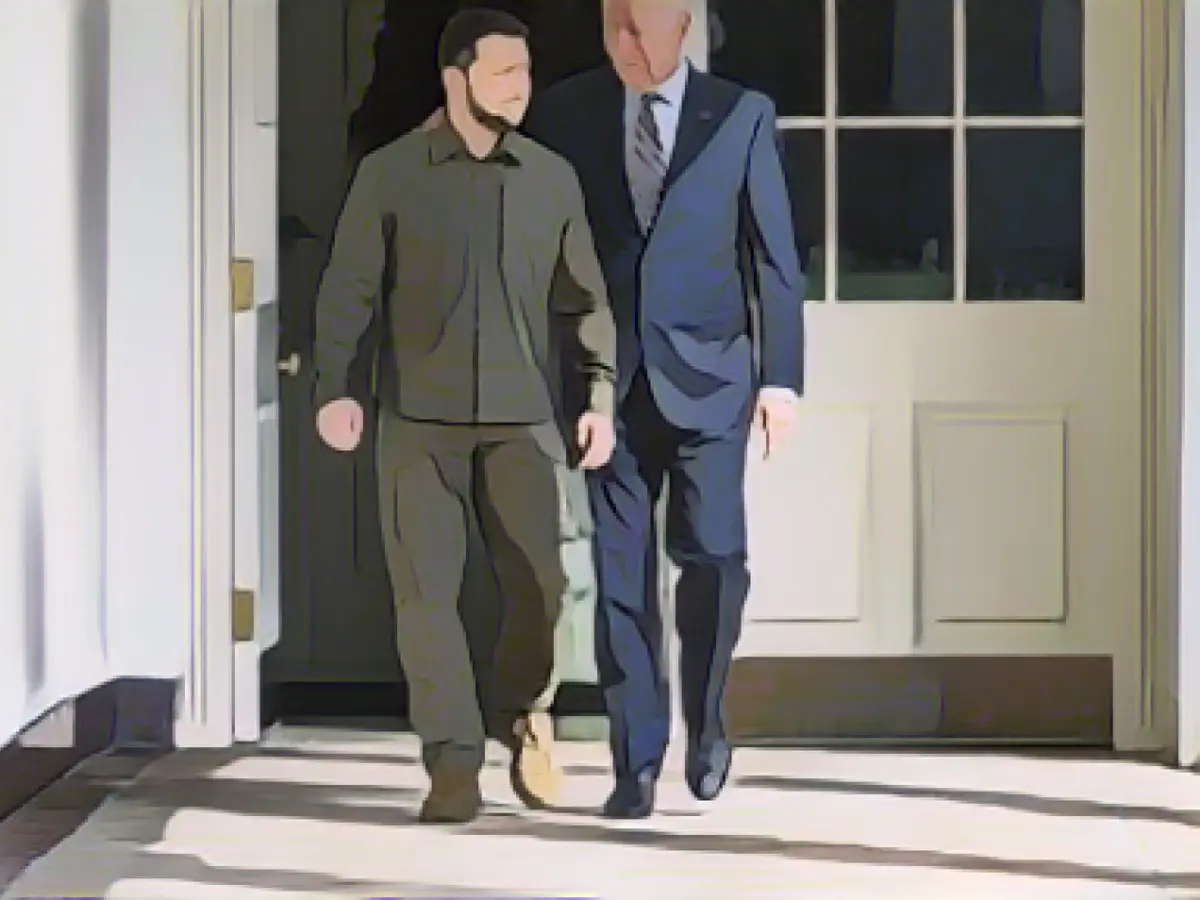 Campaigning for new Ukraine aid: Selenskyj with Biden and in the US Congress