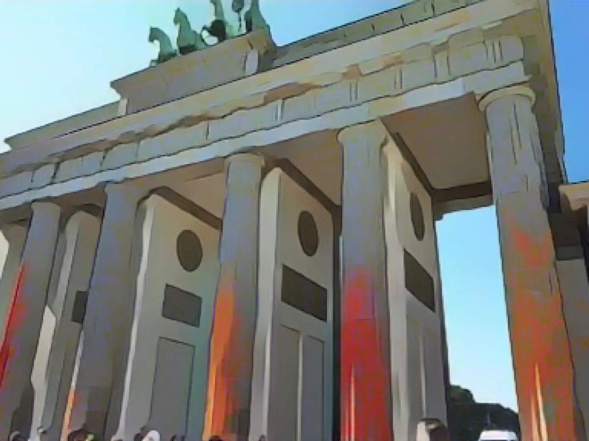 Last Generation activists charged with color attack on Brandenburg Gate