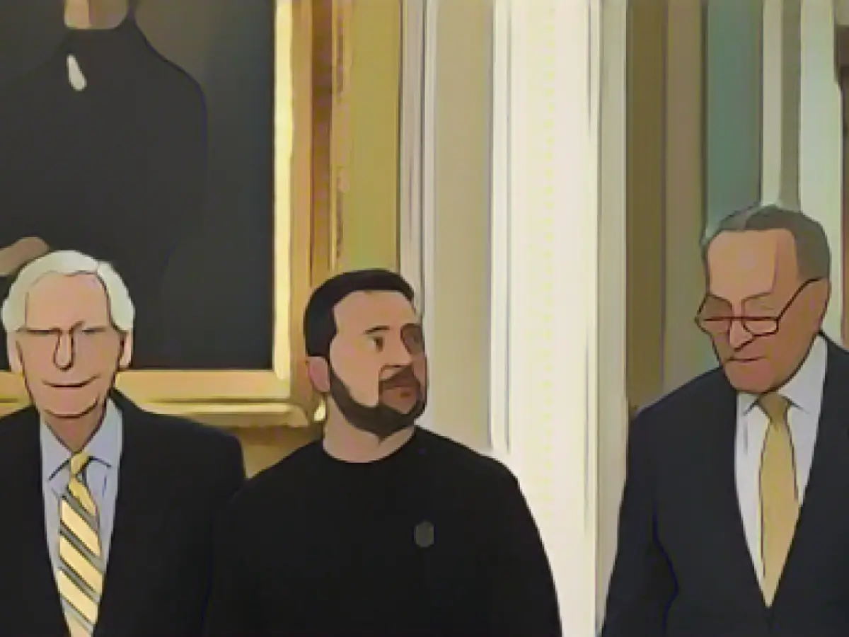 Zelenskyi campaigns in the US Congress for new military aid for Ukraine