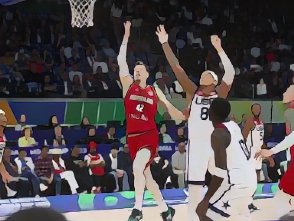 Revenge in London: German basketball players test against USA