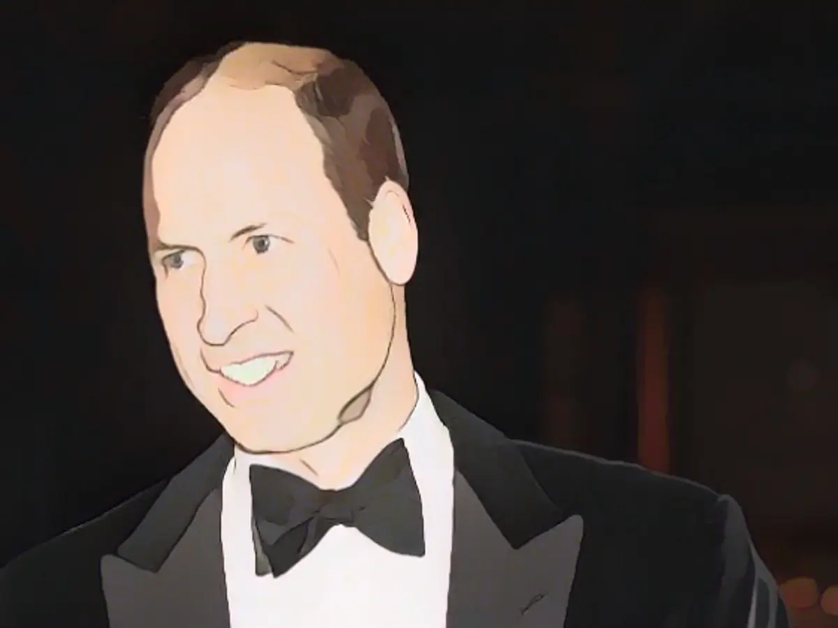 Prince William serves Christmas dinner for the needy